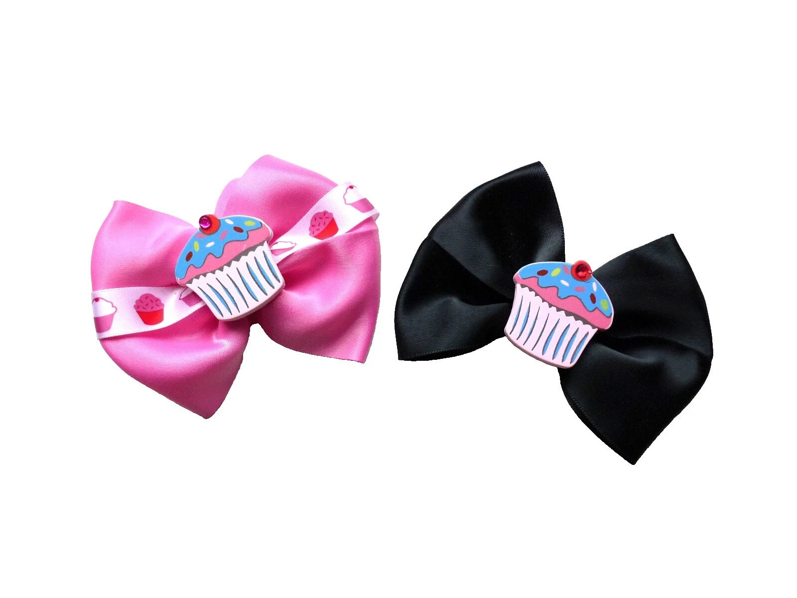 Черные атласные готические аксессуары для волос для женщин