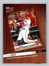 2020 Topps Juan Soto #BTN-3 Best of Topps NOW Washington Nationals