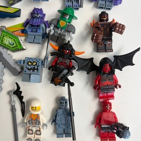 Lego Nexo Knights Minifigure Lot 70355 Aaron's Rock Climber 70353 Heligoyle Figs