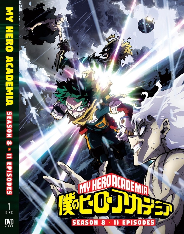 My Hero Academia Season 8 TV Series Japanese Anime DVD English Dub