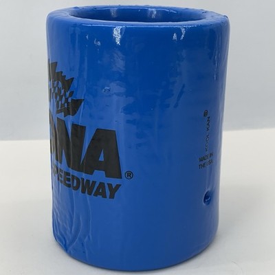 Daytona Speedway KOOL KAN Insulated Blue Foam Koozie Beverage Can