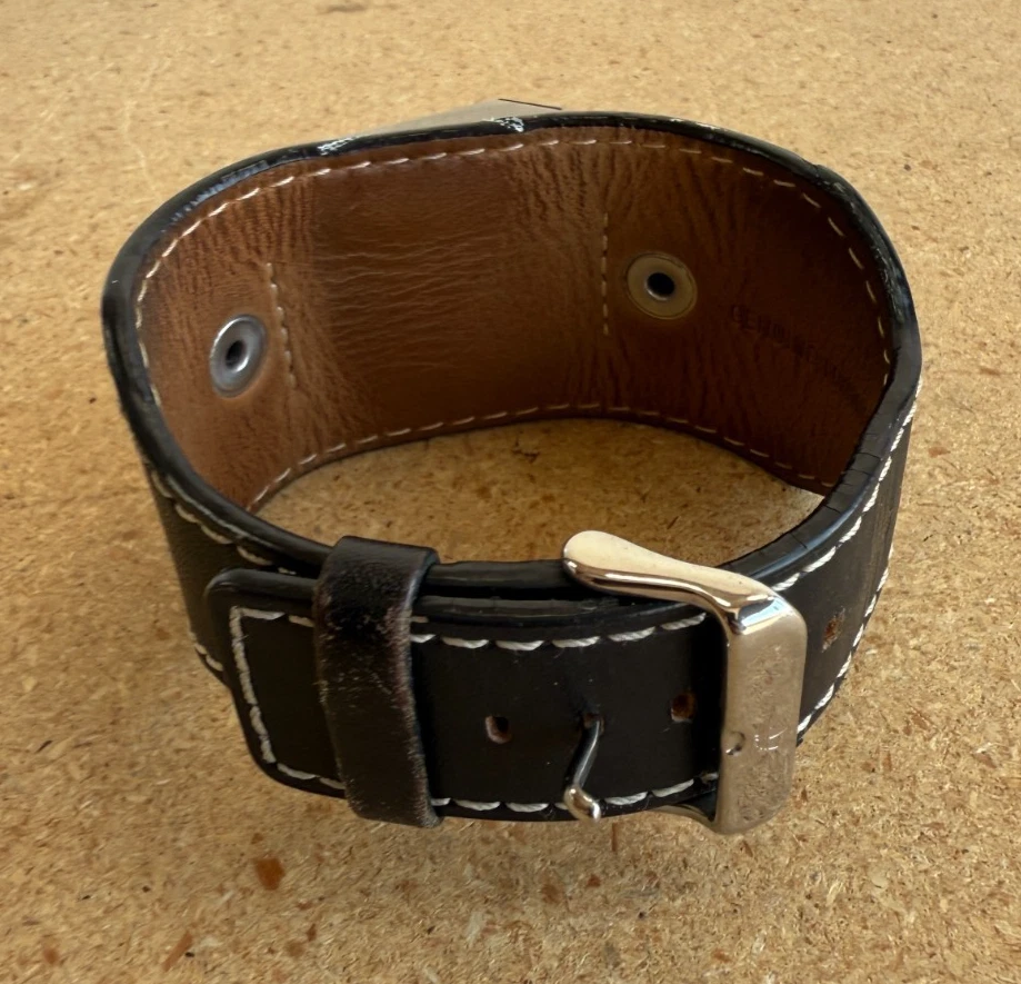 *RARO* Adidas HSD 604 LED Reloj Correa de Cuero con Estuche Original *NECESITA BATERÍA* Foto 4 de 4