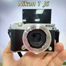 Nikon 1 J5 20.8 MP DSLR Mirrorless Digital Camera English Body Only - Silver