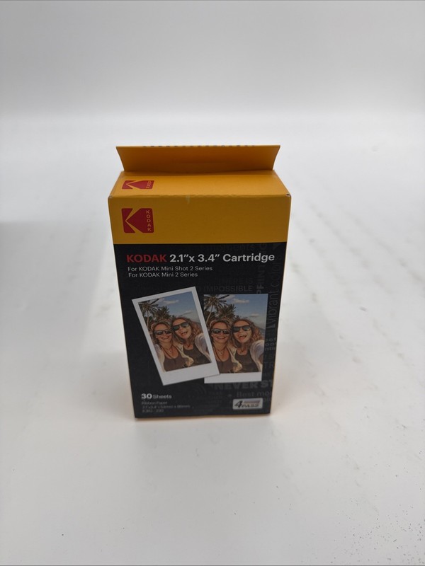 Kodak Cartridge 2.1 X 3.4 30 Sheets For Kodak Mini Shot 2 Series Brand New