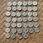 Silver 1964 25C Washington Quarter Roll Of 40