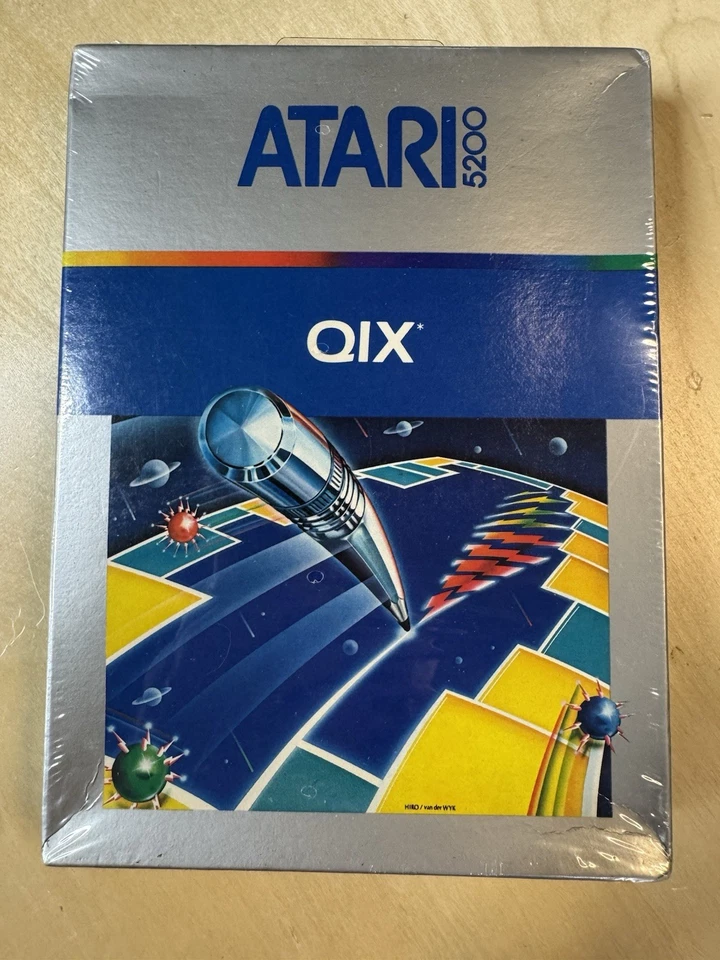 Atari 5200 Qix Brand New Factory Sealed - Clear Protector - Image 3 of 4