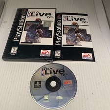 NBA Live 96 (PlayStation 1, PS1) Long Box CIB Complete w/ Manual & Inserts Rare
