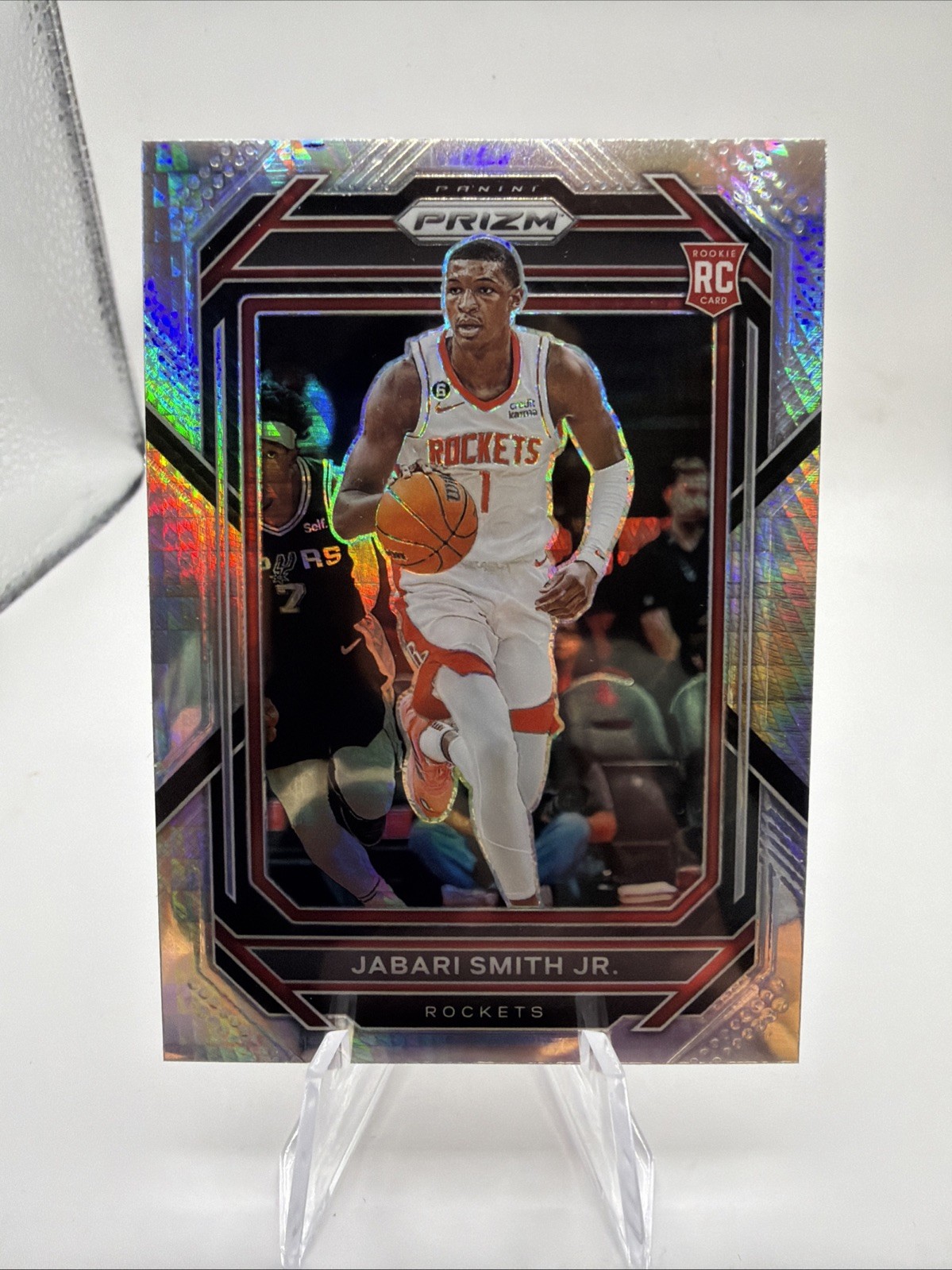 2022-23 Panini Prizm JABARI SMITH JR Hyper Prizm #228 Rookie RC Rockets
