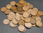 Roll of (50) 1938-S Lincoln Wheat Cents | AVERAGE CIRCULATED