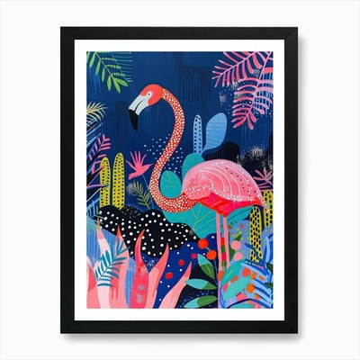 Nature Melody Matisse Style Art Pri Framed Wall Art Poster Canvas Print Picture