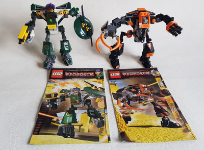 LEGO Exoforce 8100 Cyclone Defender 8101 Claw Crusher 8101-1 8100-1 Golden City