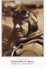 #2191 First Day Ceremony Program 65c Gen. 'Hap' Arnold Stamp w/FDC