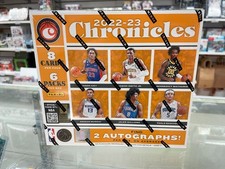 2022-23 Panini Chronicles Basketball HOBBY BOX 2 Autographs Factory Sealed F/S