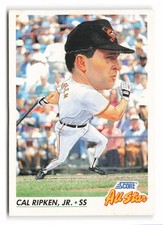 1992 Score Cal Ripken, Jr. #433 Baltimore Orioles