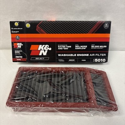 K&N SA5010 Washable Engine Air Filter  Select 2011-2016 Ford Super Duty Open Box