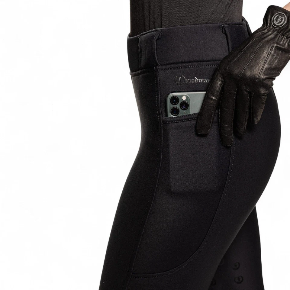 Freedman Tous Les Jours Negro Bootcut Invierno Ecuestre Jodhpurs Talla L Nuevo con Etiquetas Foto 4 de 4