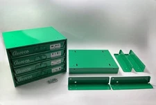 Auveco 2-96 Metal Drawer Cabinet + (4) Large Empty Parts Drawers, 15" Tall Stand