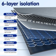 Retractable Car Sunshade Universal Windshield Shade Cover Windshield Curtain USA