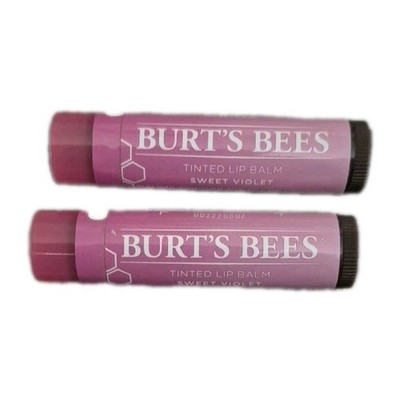 BURT S BEES TINTED LIP BALM Sweet Violet Pack Of 2