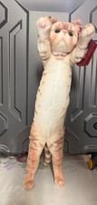 2025 UCC EXCLUSIVE Crazy Kitten 20 Standing Cat Plushy LIGHT ORANGE TAN NEW