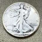 1919 S walking Liberty Half Dollar Key Date!!  cleaned