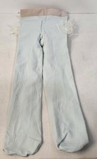 VTG JC Penny Toddletime Lt Blue Ruffled Rhumba Tights Sz 2-3