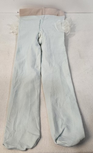 Tights JC Penny Toddletime Lt Blue Ruffled Rhumba Tights Sz 2-3 Vintage