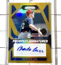 2024 Prizm Brooks Lee Prospect Signatures Gold Auto #d 07/10