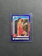 2024-25 Donruss ZACCHARIE RISACHER International Blue Fireworks Rookie RC 39/85