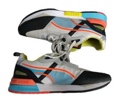Size 10 - PUMA Mirage Tech White Multi Tennis Shoes