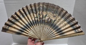 Vintage Advertising Hand Fan Bissell’s Carpet Sweeper Butterfly Design