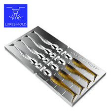 Bait DIY Fishing Mold Soft Plastisol Swimbait K163 3inch