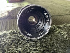Kern Paillard 16mm F:1.8 Switar Bolex C Mount Lens, Good Condition