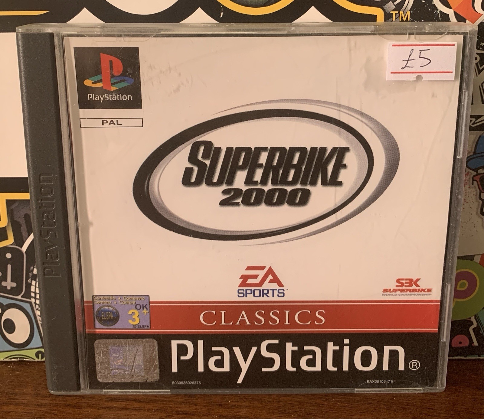 Superbike 2000 (Sony PlayStation 1, PS1 2000) - PAL UK BLACK LABEL Game Complete