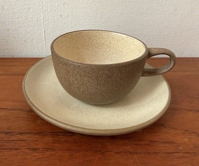 1990's Heath Ceramics Cup & Saucer In Sandalwood | eBay