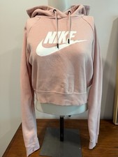 Nike Sportswear Club Fleece Pullover Hoodie Womens S Light Pink Classic Outdoor