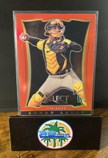 Ethan Salas 2024 Panini Select Throwback Red Prizm #24/99 San Diego Padres
