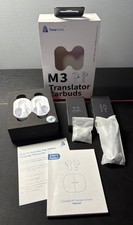 Timekettle Model No. M3 Language Translator Earbuds White Colored