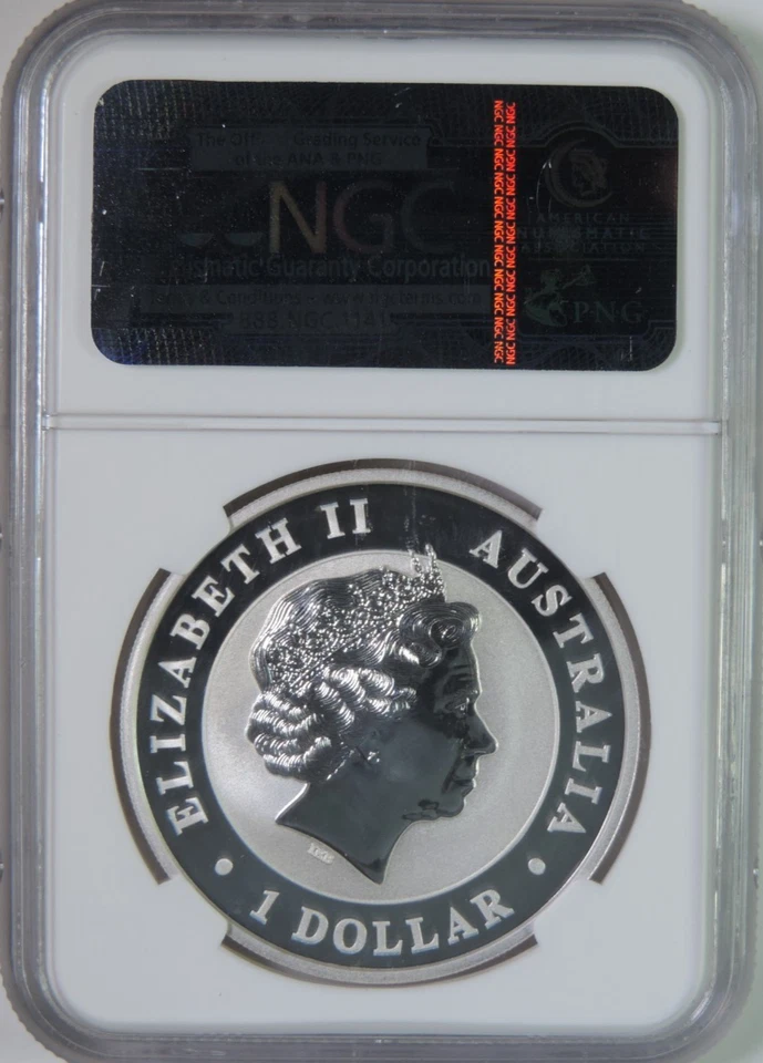 2014 P Australia Koala 1oz .999 Silver $1 Coin Early Releases NGC MS70 - Image 2 of 4