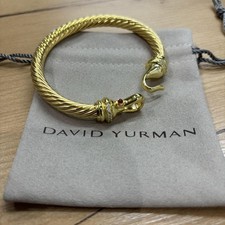 David Yurman 7mm Hook & Buckle Cable Cuff Bra...