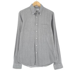 GANT Herrenhemd Grau Das Herringbone Baumwoll Rugger Gb7 Größe M