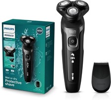Philips Norelco AquaTouch S5966/96 Wet/Dry Shaver With Accessories New