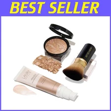 Skin Perfecting Set: Primer, Foundation, Retractable Brush