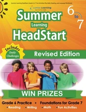 Summer Learning HeadStart, Grade 6 to 7: Fun Activities Plus Math, Reading, ...