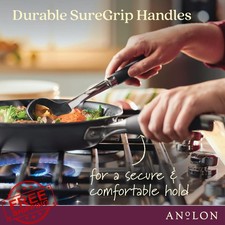 Anolon Advanced 14.5 Inch Hard Anodized Nonstick Frying Pan Skillet