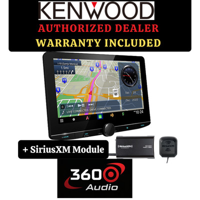 Kenwood Excelon DNR1007XR 10.1'' Floating Wireless GPS Navigation Radio+ SiriusXM