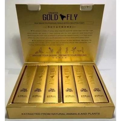 12 x Spanish Golden Fly for Women Spanische Fliege 5ml
