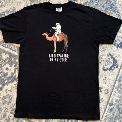 Billionaire Boys Club T-Shirt Astronaut Camel Black Mens Large