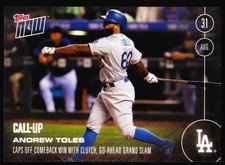 Andrew Toles Dodgers Call-Up Grand Slam off Adam Ottovino 2016 Topps Now #413