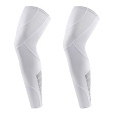 Full Leg Compression Sleeve for Men Women 2 Pack Leg Sleeves